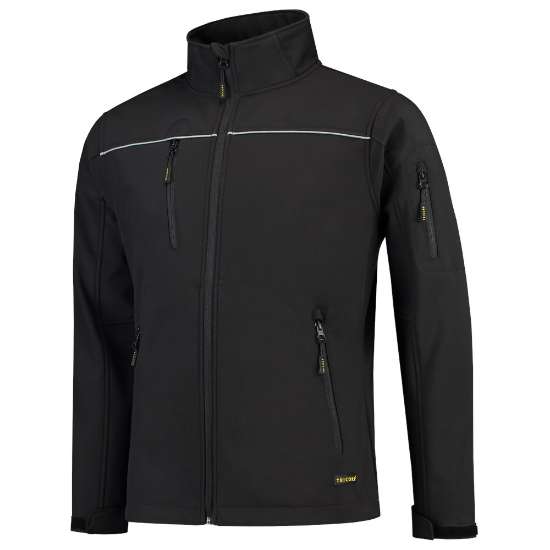 Afbeeldingen van Tricorp Softshell Luxe kids 402016 Zwart 164