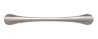 Afbeeldingen van Siro Meubelgreep metaal - boorafstand 128mm/L 147mm/H 34mm/B 19mm - RVS effect 