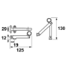 Afbeeldingen van Axafix Combi-raamuitzetter 2488-10-81 - 125mm - RVS/zwart 