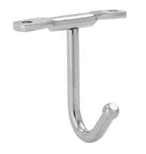Afbeeldingen van Siro Kapstokhaak metaal - boorafstand 41mm/L 36mm/H 51mm/B 52mm chroom glanzend 