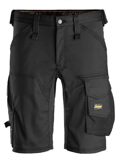 Afbeeldingen van Snickers korte broek 6143-0404 - maat 46 - zwart