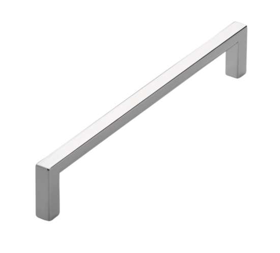 Afbeeldingen van Siro Meubelgreep metaal - boorafstand 160mm/L 168mm/H 28mm/B 8mm chroom glanzend 