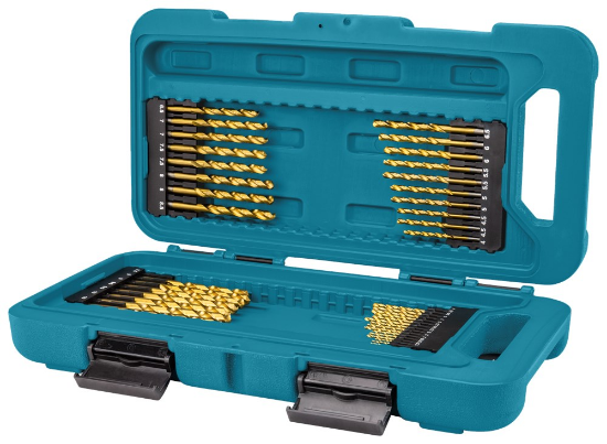 Afbeeldingen van Makita HSS-TiN borenset - 40-delig - in kunststof cassette