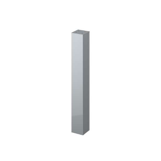 Afbeeldingen van Hettich LegaDrive, Zuil met vaste lengte, 670, aluminium, geëloxeerd, zilver
