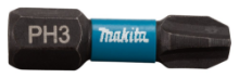 Afbeeldingen van Makita Slagschroefbit X Impact Black - PH3x25mm