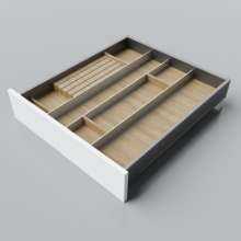 Afbeeldingen van Blum Bestekindeling Legrabox - corpusbreedte 550-600 diepte 650mm - fineer eiken/aluminium OL.EA6560S2BEST