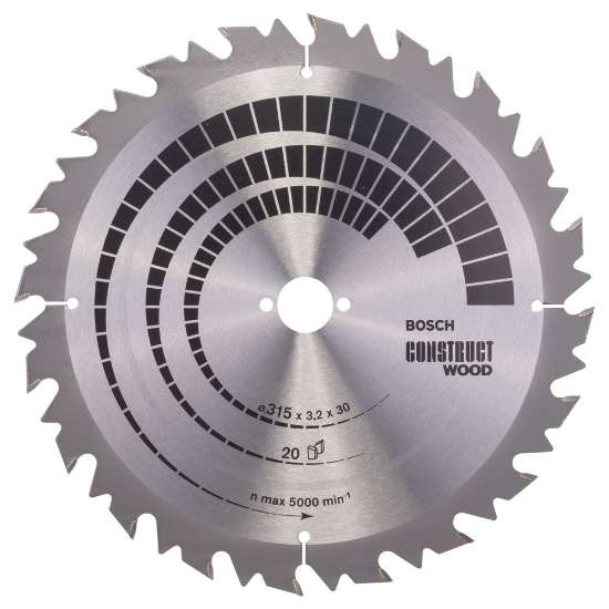 Afbeeldingen van Bosch Cirkelzaagblad Construct Wood