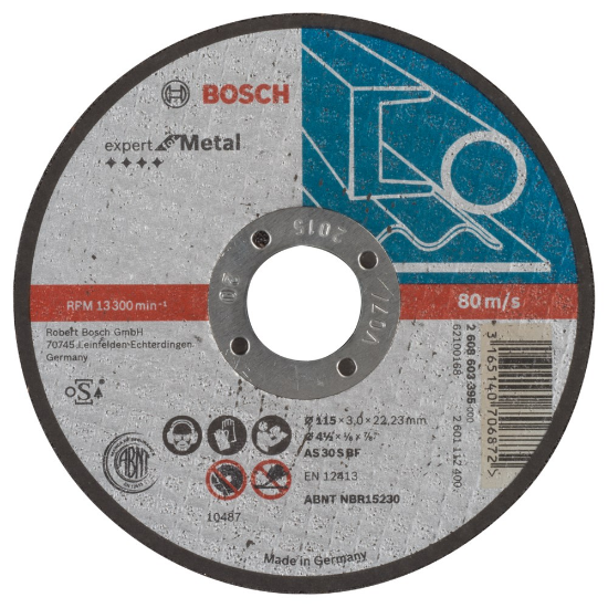 Afbeeldingen van Bosch Doorslijpschijf recht Expert for Metal