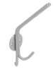 Afbeeldingen van Siro Kapstokhaak metaal - boorafstand 32mm/L 173mm/H 103mm/B 76mm RVS 