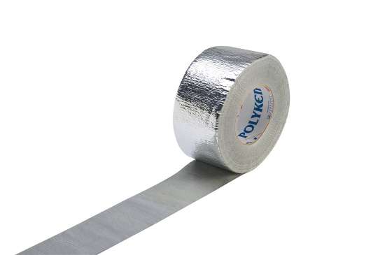 Afbeeldingen van Ubbink gewapende aluminium tape 7.5cm x 50 meter