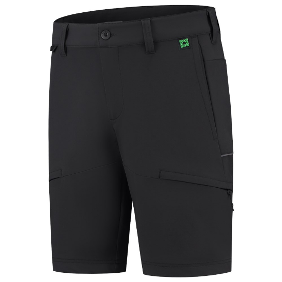Afbeeldingen van Tricorp Korte werkbroek Fitted RE2050 - Stretch maat 58 - Black 