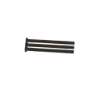 Afbeeldingen van Ami set a 3 schroeven - Deurdikte 72 - Ral 9005