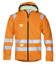 Afbeeldingen van Snickers regenjas 8233-5500 maat S High Visibilty oranje