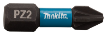 Afbeeldingen van Makita Slagschroefbit X Impact Black - PZ2x25mm