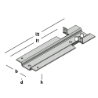 Afbeeldingen van GB vloer HSB-strip met lip - 267/340mm 111x3mm - sendzimir verzinkt