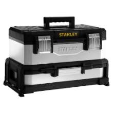Afbeeldingen van Stanley gereedschapskoffer MP Galva - 20" - met lade en uitneembare gereedschapsbak
