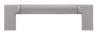 Afbeeldingen van Siro Meubelgreep metaal - boorafstand 96mm/L 110mm/H 32mm/B 12mm mat RVS effect 