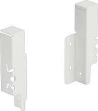 Afbeeldingen van Hettich Set achterwandverbinder ArciTech 126 mm, wit, links en rechts