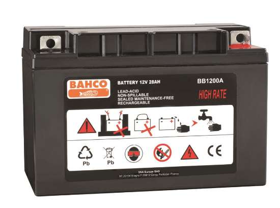 Afbeeldingen van Bahco reserve batterij 12v boosters