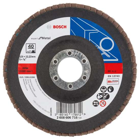 Afbeeldingen van Bosch Lamellenschuurschijf X551, Expert for Metal