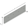 Afbeeldingen van GB randkist - 90° 490x2000x1,5mm - sendzimir verzinkt metaal