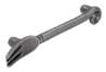 Afbeeldingen van Siro Meubelgreep metaal - boorafstand 96mm/L 128mm/H 26mm/B 19mm - tin 