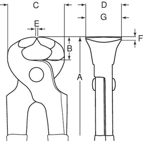 Afbeeldingen van Bahco 541D nijptang