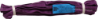 Afbeeldingen van Kelfort Rondstrop - 4 meter maximaal 1000kg hijsgewicht - Violet 