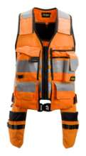 Afbeeldingen van Snickers toolvest 4230-5504 maat XL oranje