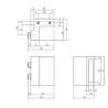 Afbeeldingen van INTERSTEEL Set van 2 stoppers tbv schuifdeursysteem, incl. bevestiging, mat zwart 4501