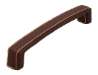Afbeeldingen van Siro Meubelgreep kunststof - boorafstand 160mm/L 178mm/H 31mm/B 22mm bruin 