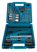 Afbeeldingen van Makita Boor-/schroefbitset - 212-delig - in kunststof koffer