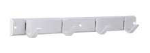 Afbeeldingen van Siro Haaklijst metaal - boorafstand 2x216mm/L 450mm/H 47mm/B 44mm mat aluminium 