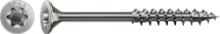 Afbeeldingen van Spax spaanplaatschroef 4Cut - Ø8x240mm T40 - verzonken multikop deeldraad RVS