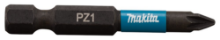 Afbeeldingen van Makita Slagschroefbit X Impact Black - PZ1x50mm