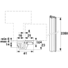 Afbeeldingen van Axa beveiligingstrip - M3 buiten 0-4mm - aluminium F1 