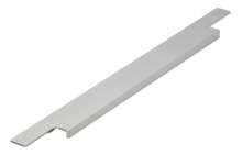 Afbeeldingen van Siro Handgreep metaal - L 395mm/H 38mm/B 13mm RVS effect 