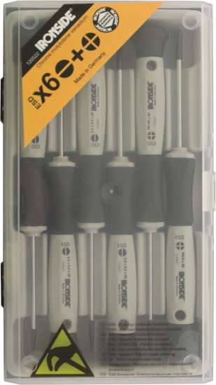 Afbeeldingen van Ironside precisieschr.dr.set 6dlg a-st. sl+ph
