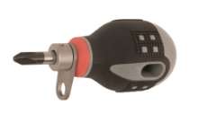 Afbeeldingen van Bahco stubby schroevendraaier ergonomisch ph2 25mm TAH met veiligheidskoord (TAHBE-8602)