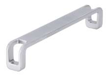 Afbeeldingen van Siro Meubelgreep metaal - boorafstand 160mm/L 169mm/H 29mm/B 20mm chroom mat 