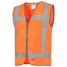 Afbeeldingen van Tricorp vest V-RWS-FR-ZIP 453017 Oranje XL/2XL