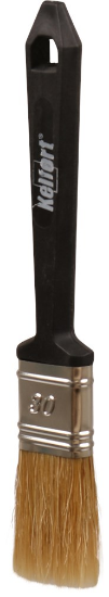 Afbeeldingen van Kelfort Wegwerpkwast nr.30 - 14x30mm - plat wit haar 