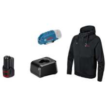 Afbeeldingen van Bosch Verwarmde hoodie GHH 12+18V XA S Kit
