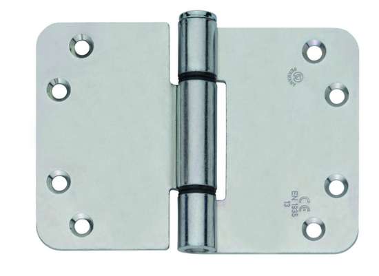 Afbeeldingen van Bsw Veiligheids glijlagerscharnier RD 818 GV - 89x127 3mm afgerond - gegalvaniseerd 