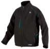 Afbeeldingen van Makita verwarmde jas CJ105DZ3XL - CXT 12V Max maat 3XL - zonder accu's en lader inclusief jasadapter in doos