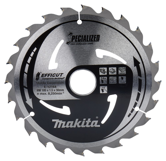 Afbeeldingen van Makita HM Zaagb Effi Compo 185x30x24T E-12164