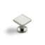 Afbeeldingen van Hettich Knop Fogo, L 25 mm, B 25 mm, H 23 mm, roestvrij staal finish geborsteld