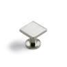 Afbeeldingen van Hettich Knop Fogo, L 25 mm, B 25 mm, H 23 mm, roestvrij staal finish geborsteld