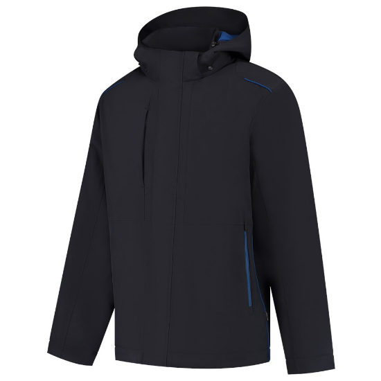 Afbeeldingen van Tricorp winter tech shell Accent - maat 4XL - navy/royalblue  