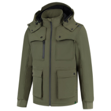 Afbeeldingen van Tricorp softshell jack 402712 - maat S - army 